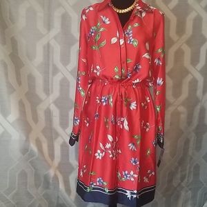 RALPH LAUREN FLORAL BUTTON DOWN DRESS